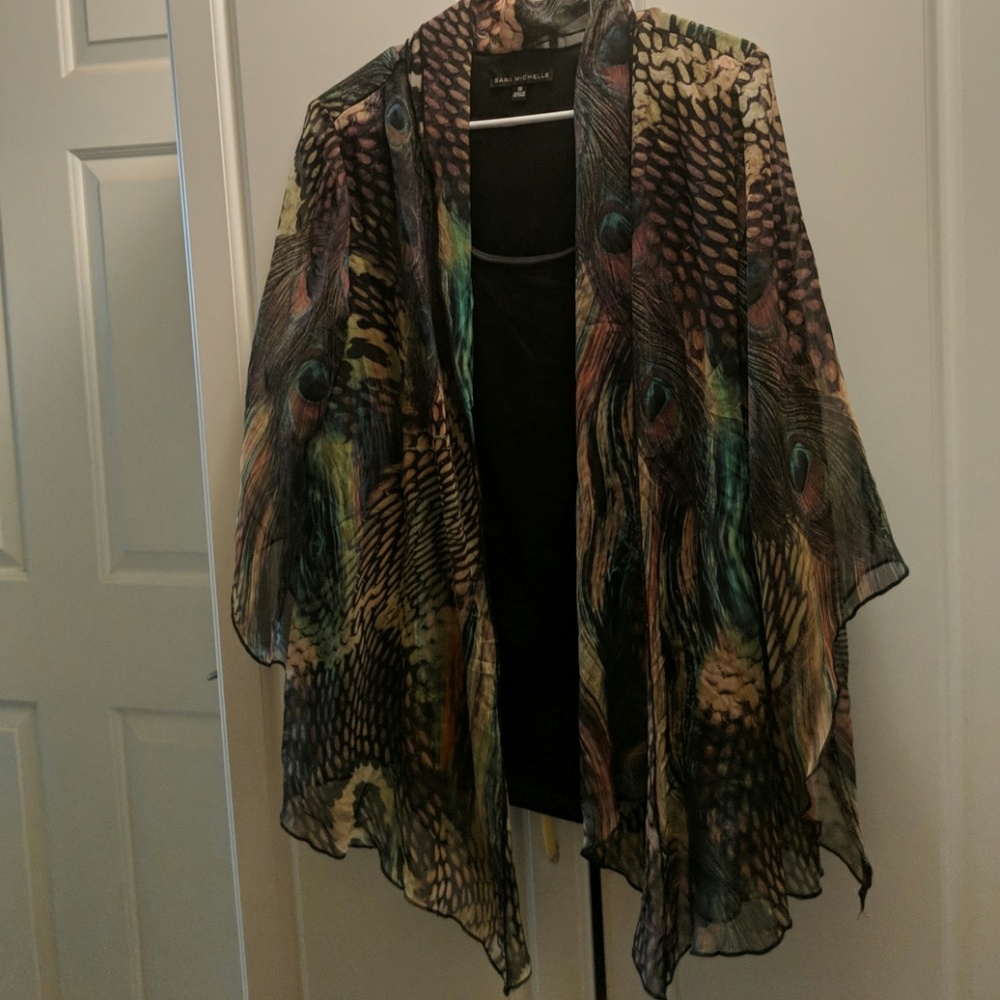 Sarah Michelle faux two piece tank and shell